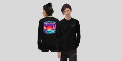Long Sleeves Shirt Logo in front Artwork is Back