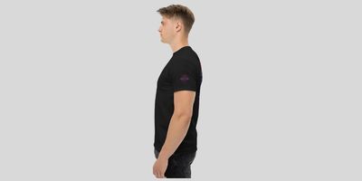 Short sleeves T shirt logo in side art work is back