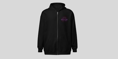 Hoodies zipper logo in front